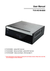 TVX HD M-6600R User Manual