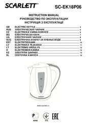 Scarlett SC-EK18P06 Instruction Manual