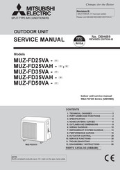 Mitsubishi Electric MUZ-FD25VAH Service Manual