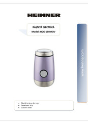 Heinner HCG-150MOV Manual
