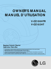 LG V-CC106HTR Owner's Manual