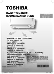 Toshiba RAS-H10 Owner's Manual