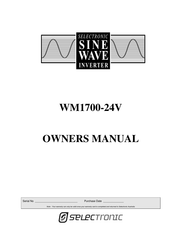 Selectronic WM1700-24V Owner's Manual