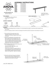 Anova F3017 Assembly Instructions