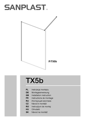 Sanplast P/TX5b Installation Instructions Manual