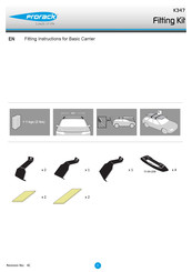 Prorack K347 Fitting Instructions For Basic Carrier
