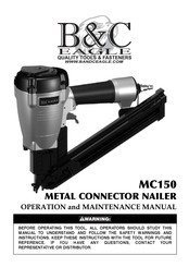 B&C Eagle MC150 Operation And Maintenance Manual