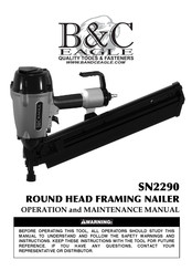 B&C Eagle SN2290 Operation And Maintenance Manual
