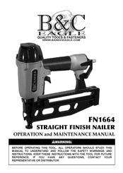 B&C Eagle FN1664 Operation And Maintenance Manual