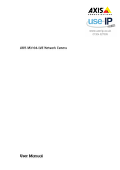 Axis M3104-LVE User Manual