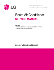 LG WG8000E Service Manual