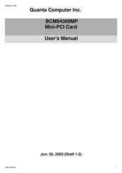 Quanta Computer BCM94309MP User Manual