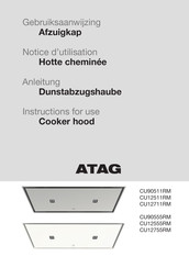 Atag CU90555RM Instructions For Use Manual