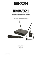 Eikon RMW921M User Manual