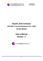 SYNTEK BlueW 2310 miniCard User Manual