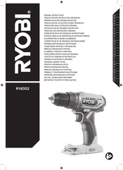 Ryobi R18DD2-0 Original Instructions Manual