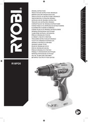 Ryobi R18PD5 Original Instructions Manual