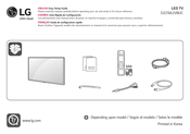 LG 24LT660VBUA Owner's Manual