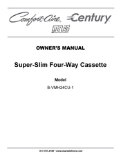 Mars Comfort-Aire Century B-VMH24CU-1 Owner's Manual