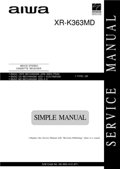 Aiwa XR-K363MD Service Manual