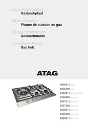 Atag HG7511EBB Instructions For Use Manual