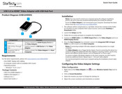 StarTech.com USB32HDEH Quick Start Manual