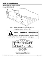 Tradecraft Specialties BASEBL-2 Instruction Manual