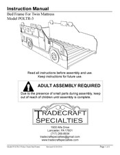 Tradecraft Specialties POLTR-3 Instruction Manual
