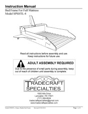 Tradecraft Specialties SPSHTL-4 Instruction Manual
