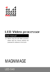 Magnimage LED-540 User Manual