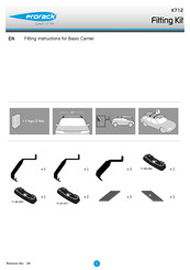 Prorack K712 Fitting Instructions Manual