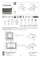 Philips Stela Square BPP614 Manual