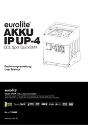 EuroLite AKKU IP UP-4 QCL SPOT User Manual