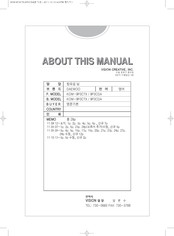Daewoo KOM-9F0CTX Operating Instructions Manual