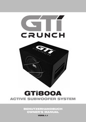 GTI GTi800A Owner's Manual