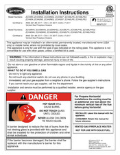 Kingsman ZCV42NE Installation Instructions Manual