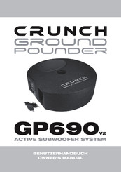 Audio Design Grunch GP690V2 Owner's Manual
