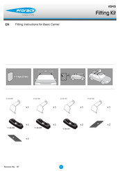 Prorack K949 Fitting Instructions Manual