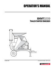 Wallenstein BXMT Series Operator's Manual