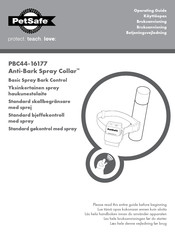 Petsafe PBC44-16177 Operating Manual