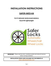 Safer Locks SAFER-MED-K4 Installation Instructions Manual