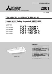 Mitsubishi Electric PCFY-P63VGM-A Technical & Service Manual