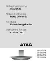 Atag ES12211SAM Instructions For Use Manual