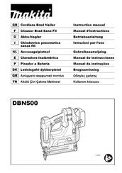 Makita DBN500RFJ Instruction Manual
