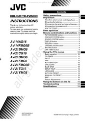 JVC AV-21CG16 Instructions Manual