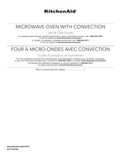 KitchenAid KMCC5015GBS Use & Care Manual