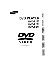 Samsung DVD-P233 Manual