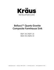 Kraus Bellucci KGF2-30MBL Installation Manual