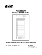 Summit Professional SWC1535SSHV Instruction Manual