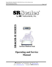 SR Scales SR463iR-4H Operating And Service Manual